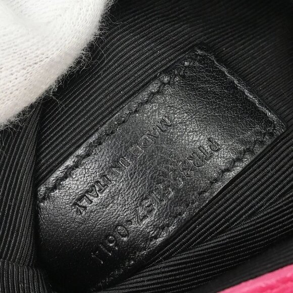 Saint Laurent Pink Leather Moujik 2way Handbag - Picture 9 of 10